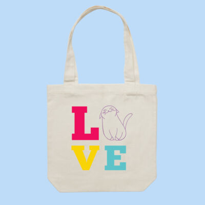 Love Cat Colourful Tote Thumbnail